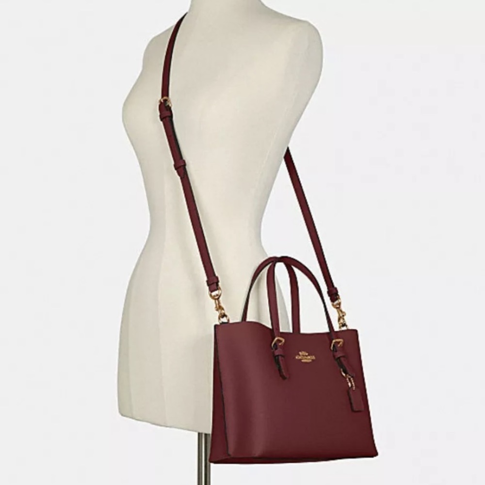 Coach Mollie Tote 25 Brand New with tag- Cherry in color